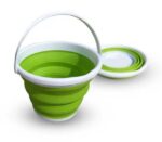 Складне відро Folding bucket Delphin MAGIC 10L 10 л водонепроникне діаметр 315 мм висота 250 мм