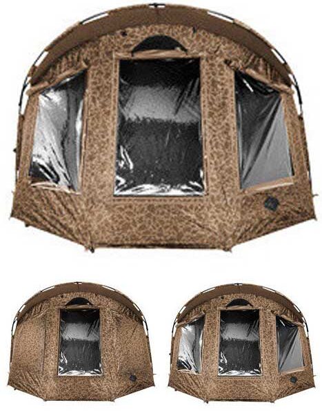 Набір вікон для палатки Delphin C3 LUX ClimaControl Carpath прозорі ПВХ 120x50x120 см