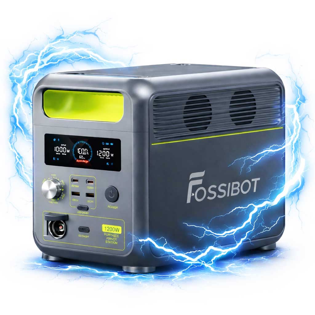 Fossibot F1200 Портативна зарядна станція Fossibot F1200 джерело енергії 1200 Вт