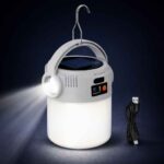 Кемпінговий сонячний ліхтар COB LED SOLAR USB Type-C