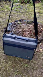 Сумка органайзер для риболовлі з коробкою рибацька сумка Fisher Оксфорд Д-600 - Зображення 10