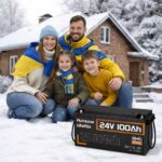 LiFePO4 акумулятор Humsienk батарея 24V 100Ah з BMS HS24V100AH100 - Зображення 8