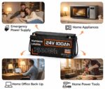 LiFePO4 акумулятор Humsienk батарея 24V 100Ah з BMS HS24V100AH100 - Зображення 5