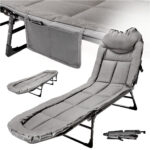 Кемпінгове ліжко LUARO KX3144 складне 190x63x30 см