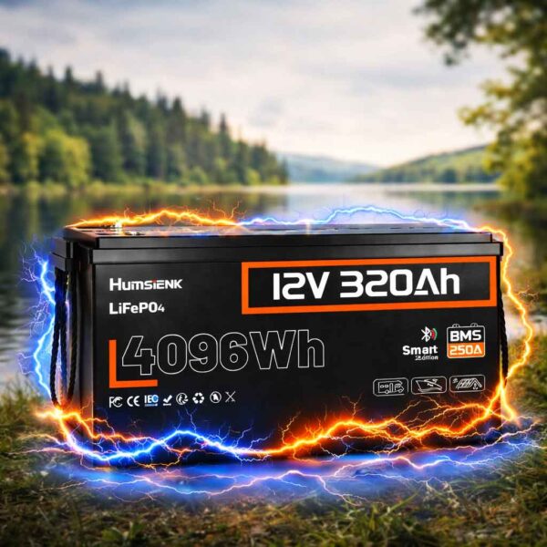 Акумулятор LiFePO4 Humsienk 320Ah 12V 4096Wh Bluetooth HS12V320AH250BT