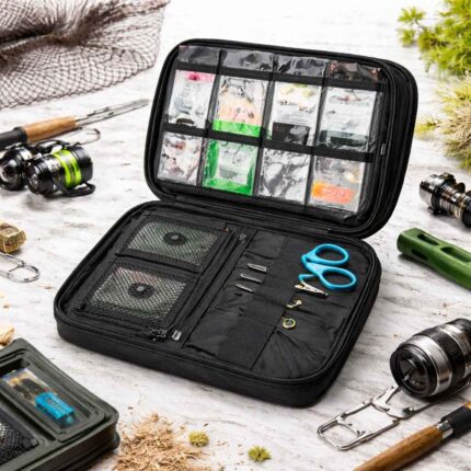 Органайзер для гачків і волосіні Fisher функціональна сумка для риболовлі D600(Оксфорд) з ПВХ