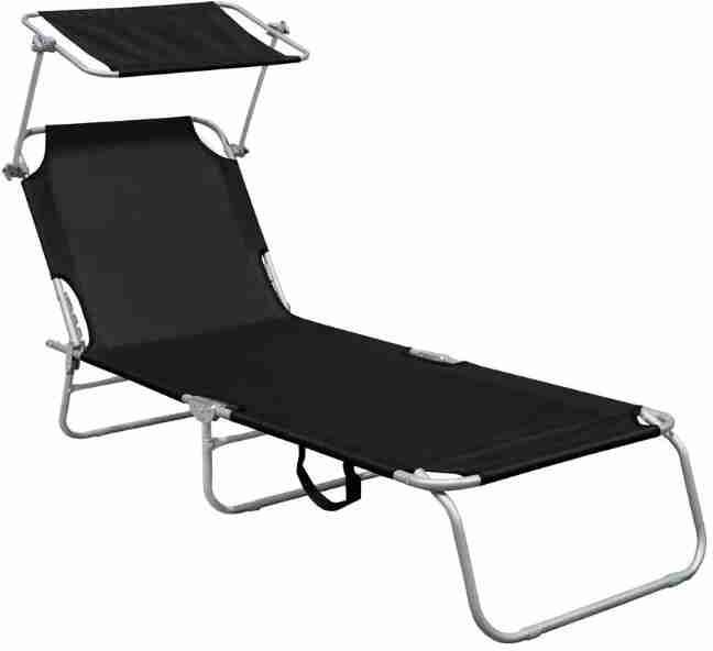 1234431079.linder-exclusiv-gm4000s Чорний сталевий шезлонг Linder Exclusiv GM4000S - Зображення 1