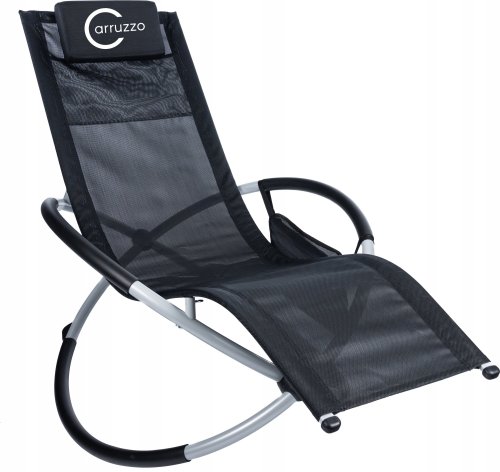 13768927_0_i500 Шезлонг металевий чорний Carruzzo L66J-Стильний відпочинок у вашому саду