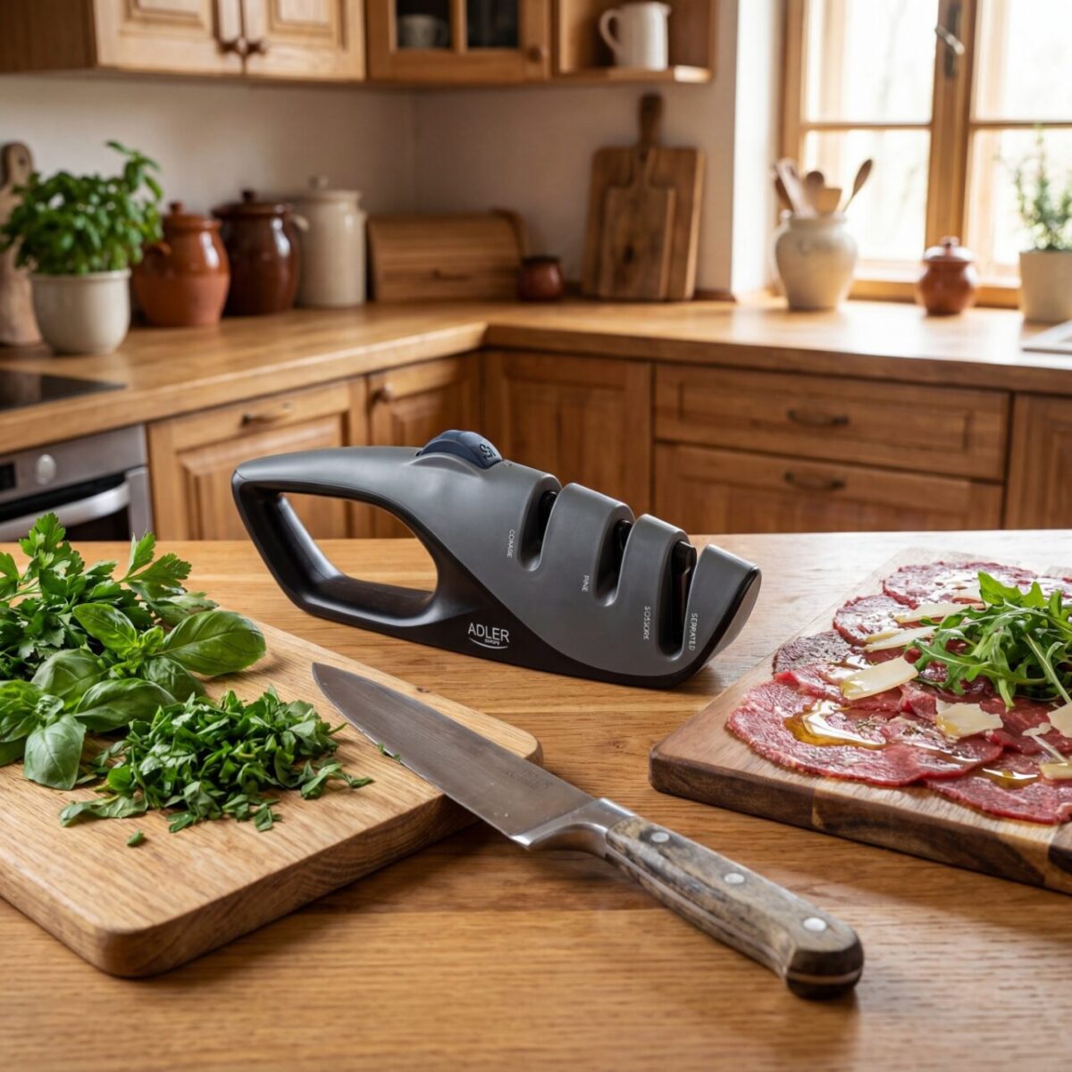 Точилка для всіх типів ножів Adler AD 4531 із регулюванням кута загострення - Зображення 7