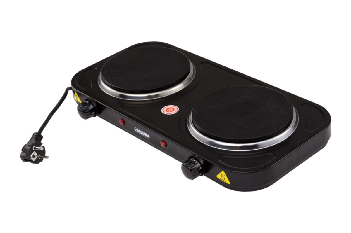 Електрична плита двоконфорочна електроплита Mesko MS 6509 - Зображення 3