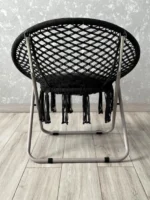 Розкладне крісло-гамак гніздо лелеки з подушкою графітове - Зображення 3