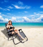 Розкладний лежак 2в1 eHokery ORION сірий - Зображення 4