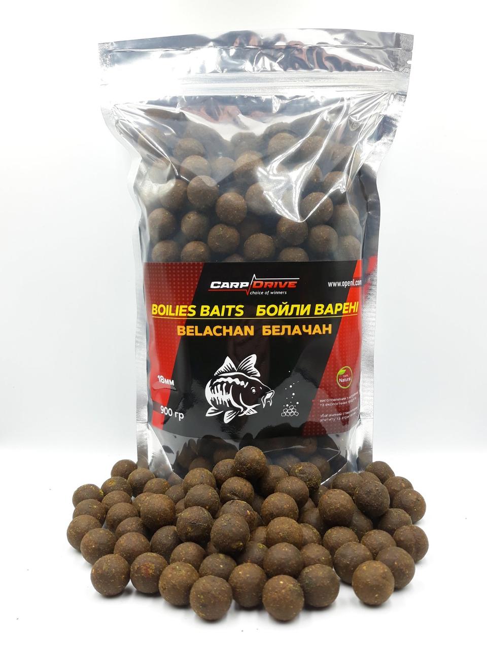 6125247635_bojly-varenye-prikormochnye Бойли варені Carp Dream Белачан Belachan 24мм 900г - Зображення 1