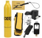 Кисневий балон для підводного плавання DIDEEP 0.5л жовтий - Зображення 2