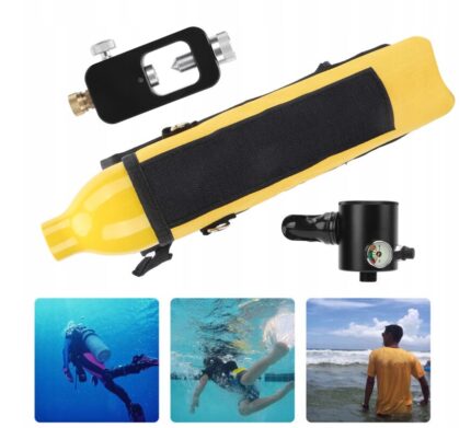 Кисневий балон для підводного плавання DIDEEP 0.5л жовтий