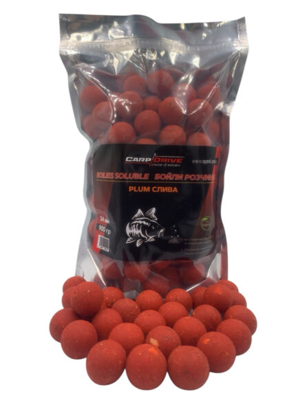Бойли розчинні Carp Drive Слива Plum 24мм 900г