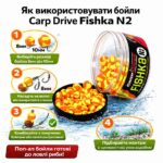 Насадка поп-ап для риболовлі бойл Carp Drive Fishka N2 8-10мм інфографіка