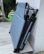 Розкладний пляжний лежак ADGO ADG.I-H253 сірий - Зображення 7