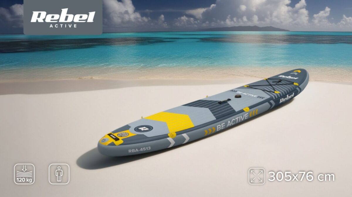 SUP-дошка надувна для серфінгу Rebel ACTIVE RBA-4513 305см комплект - Зображення 13