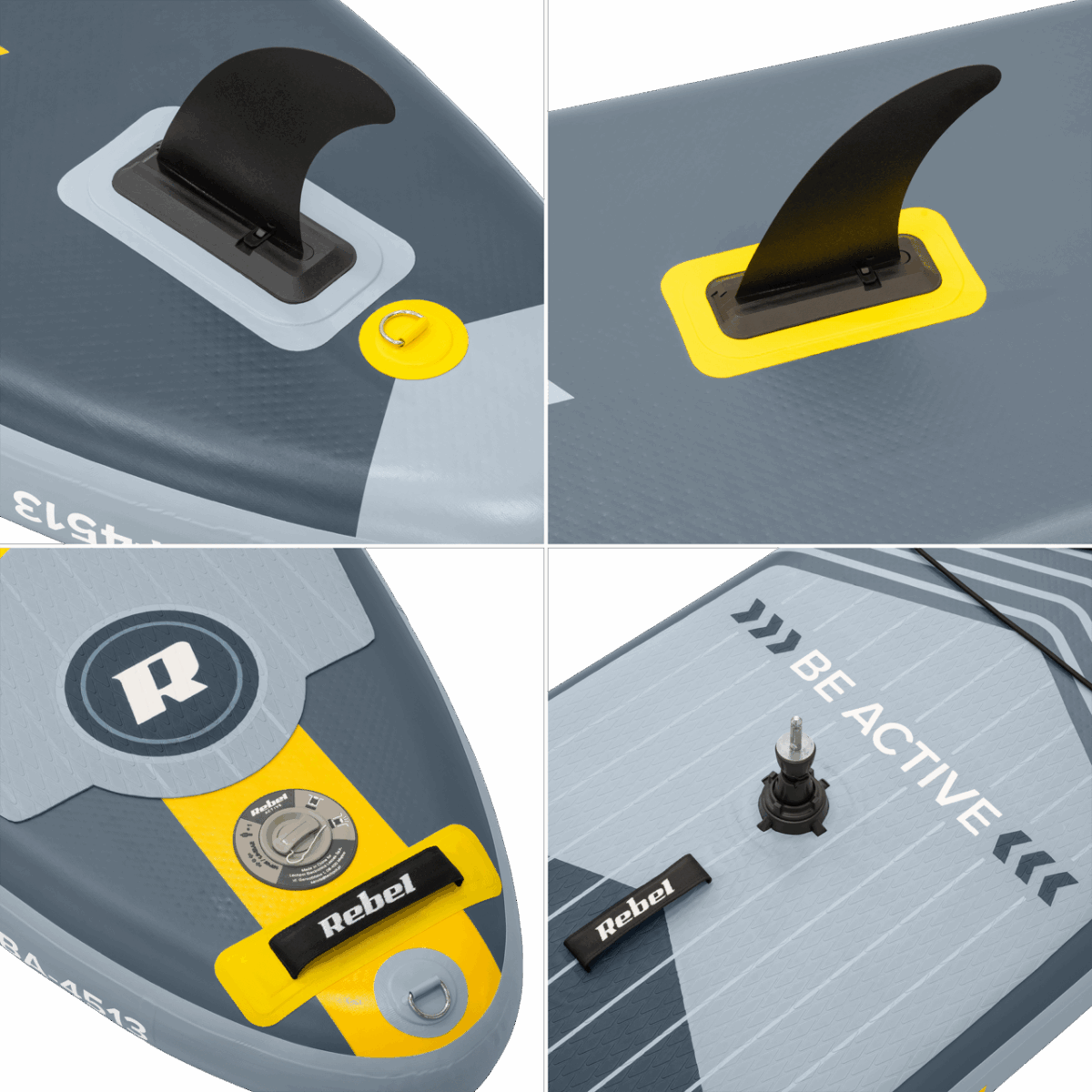 SUP-дошка надувна для серфінгу Rebel ACTIVE RBA-4513 305см комплект - Зображення 11
