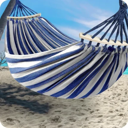 Подвійний гамак на 2 особи KRUMAD XXL міцна посилена велика арка + сумка KMDW3