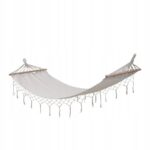 Підвісний гамак з бахромою 280x100 см Focus Garden HAWAII 005798 Nature