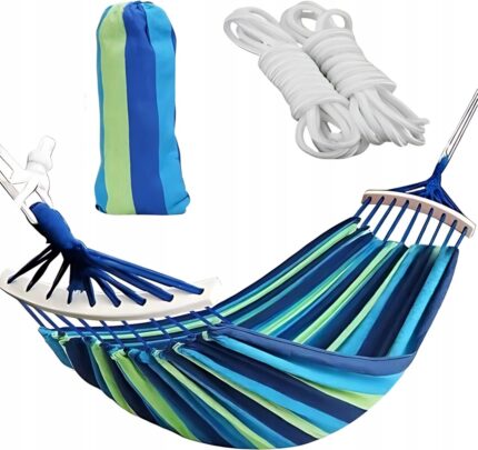 Садовий гамак гойдалка XXL Tutumi на 2 особи міцна посилена велика арка сумка