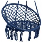 Плетена Садова Гойдалка Підвісна FUNFIT BLUE - Зображення 4