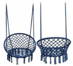 Плетена Садова Гойдалка Підвісна FUNFIT BLUE