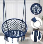 Плетена Садова Гойдалка Підвісна FUNFIT BLUE - Зображення 2