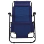 Розкладний Садовий Шезлонг RahheGarden Синій - Зображення 4