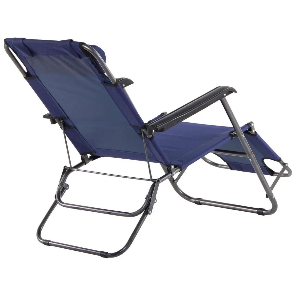 Розкладний Садовий Шезлонг RahheGarden Синій - Зображення 3