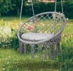 Підвісна Гойдалка Гамак з подушкою Garden Grey - Зображення 5