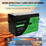 Акумулятор DATOU BOSS 24V 100Ah з BMS LiFePO4 для сонячних систем ДБЖ RV (SP-DT-24V100A-A01-EU) - Зображення 4