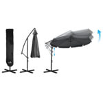 Складена садова парасоля Plonos PL-881 8 сегментів 350см з чохлом - Зображення 6