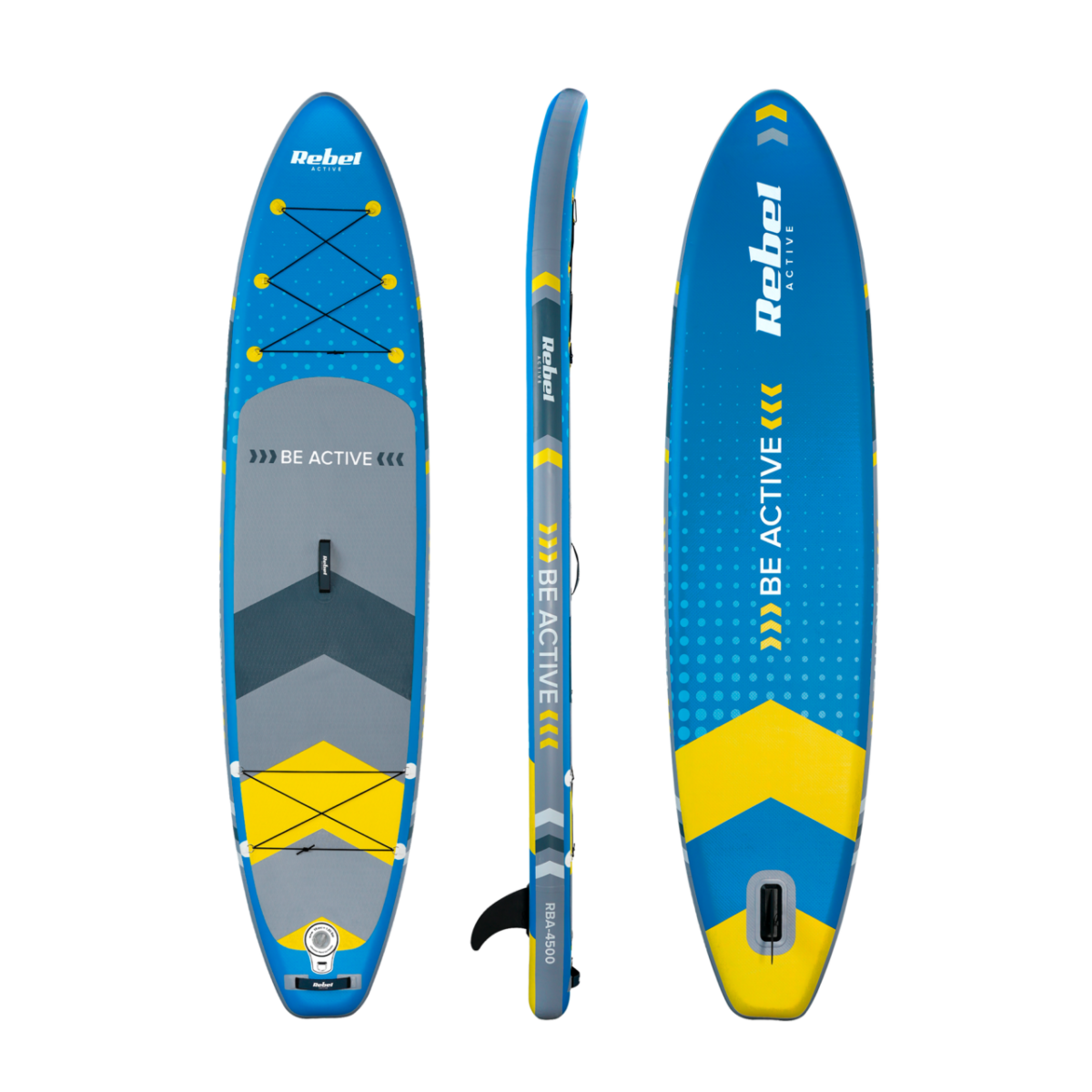 SUP-дошка надувна для плавання Rebel RBA-4500-BL 350см - Зображення 2