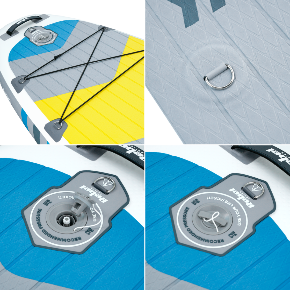 SUP дошка для плавання Rebel RBA-4507-WH 335см - Зображення 10