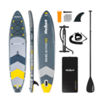 Надувна SUP-дошка для плавання REBEL ACTIVE RBA-4500 350см сіра