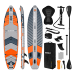 SUP-дошка для пдавання комплект REBEL ACTIVE PRO RBA-4518 335 см оранжева