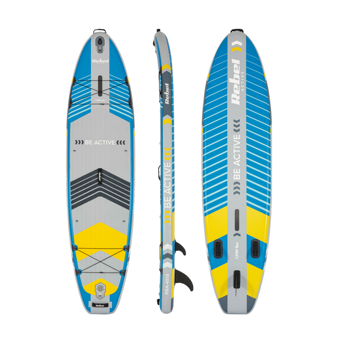 SUP-дошка для плавання комплект REBEL ACTIVE PRO RBA-4518 335см - Зображення 2