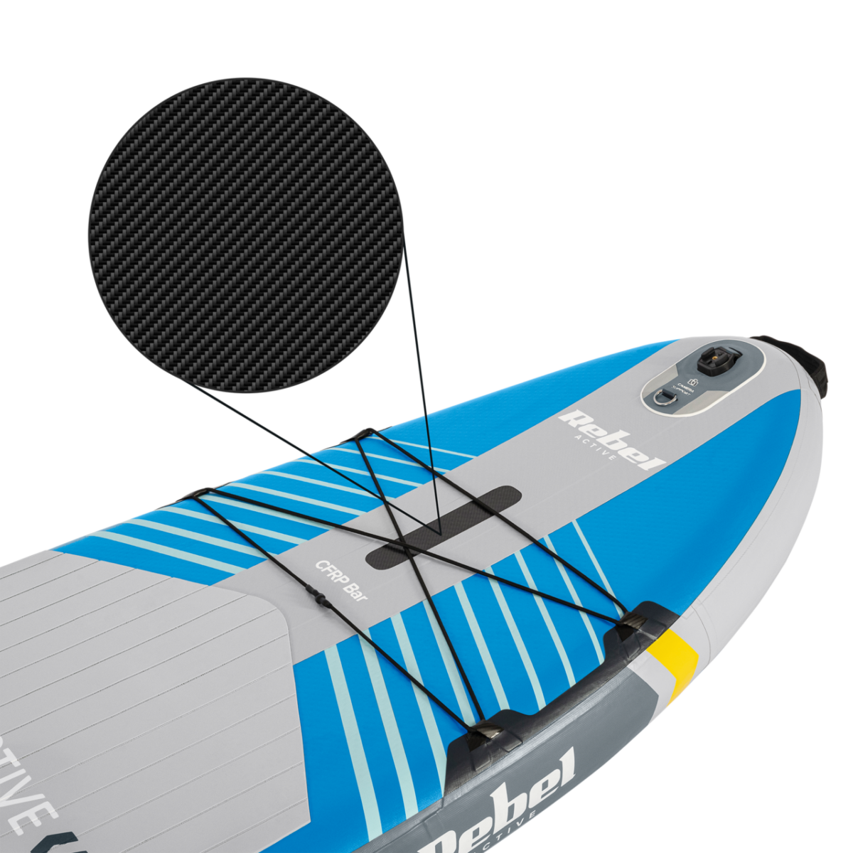 SUP-дошка для плавання комплект REBEL ACTIVE PRO RBA-4518 335см - Зображення 4