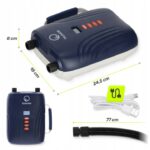 Насос для SUP-Дошки зі змінними наконечниками TSUNAMI CAR DAP-02 - Зображення 2