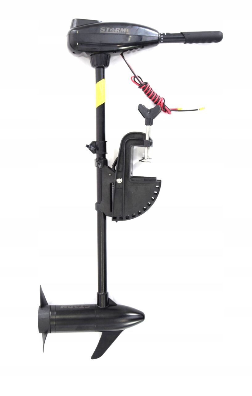 silnik-zaburtowy-elektryczny-420w-40lbs-12v-storm-1 Електричний підвісний двигун Storm для човна N40 420 Вт