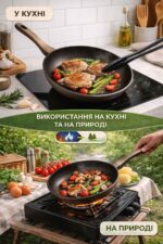 Сковорода з алмазним покриттям Tiross TS 1262 24 см