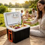 Холодильник туристичний дорожній автохолодильник Adler AD 8090 40л