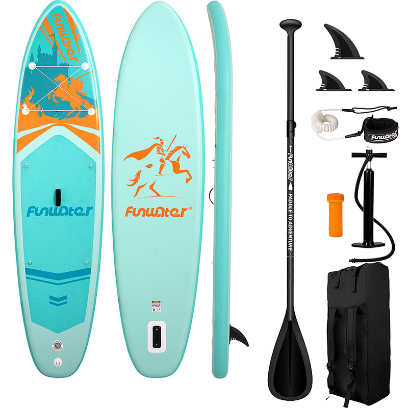 146789 SUP-дошка надувна FunWater SUPFW70A 3.5 м бірюзова - Зображення 1