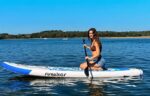 SUP-дошка надувна FunWater SUPFW05B Tiki 3.2 м синьо-біла - Зображення 4