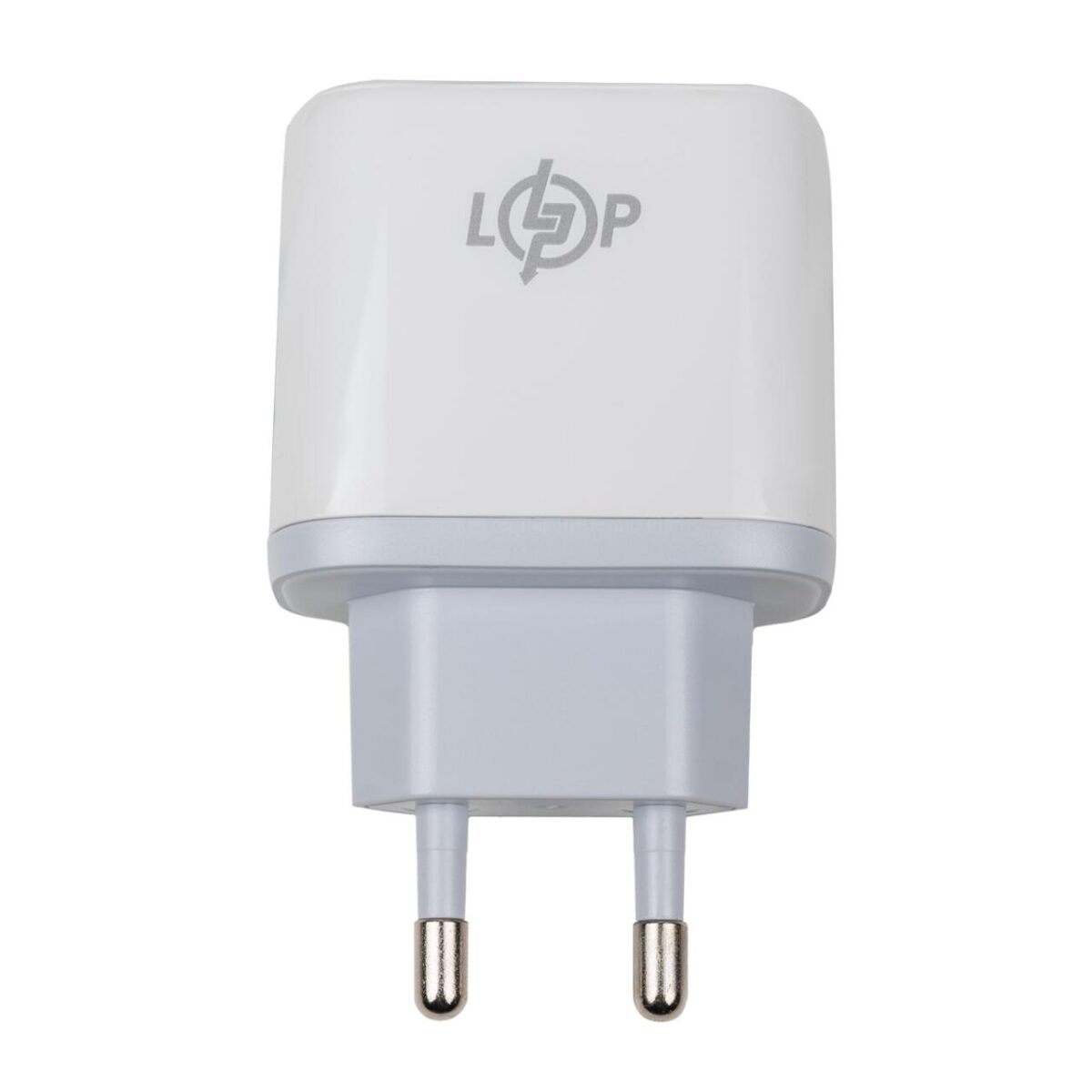 Зарядка для телефону LogicPower LP 45W (Type-C+USB) QC + кабель (Type-C to Type-C) 45WCH - Зображення 2
