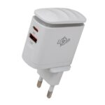 Зарядка для телефона LP 25W (Type-C+USB) QC3.0 PD + кабель (Type-C to Type-C) 25WCH - Зображення 2