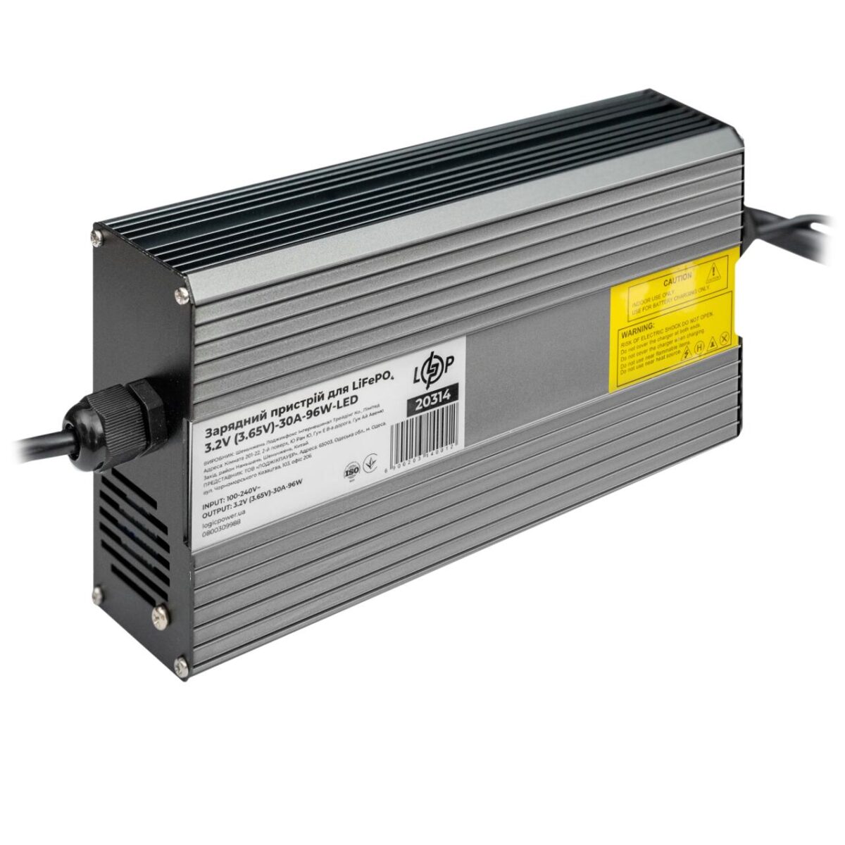 Зарядний пристрій для LiFePO4 комірок LogicPower 3.2V (3.65V)-30A-96W-LED - Зображення 2